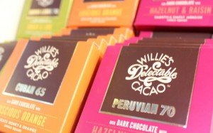 Smaksatta chokladkakor från Wilie's Cacao Chokladkaka mörk choklad